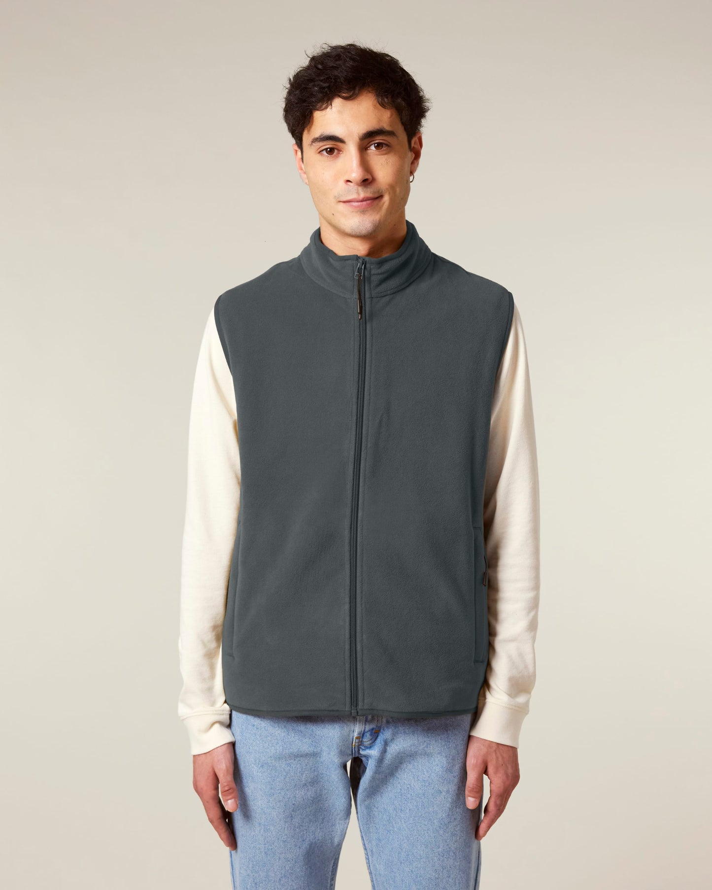 Quester men's sleeveless fleece jacket