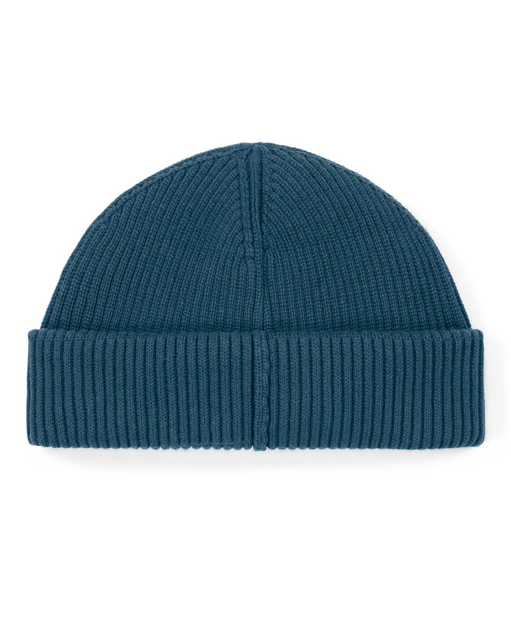 Stanley/Stella Fisherman Beanie 2.0 – Deep Teal (C136), tuotekuva takaa