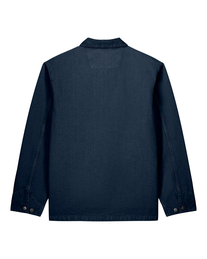 Stanley/Stella Chore Jacket – G.Dyed Navy (C373), tuotekuva takaa