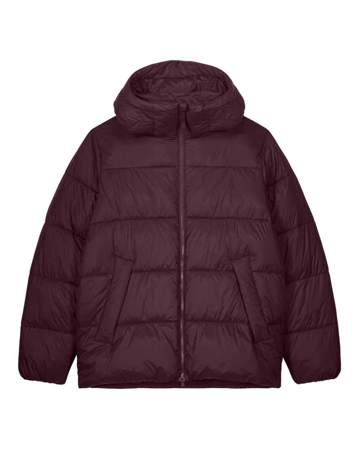 Stanley/Stella Puffer 2.0 – Red Brown (C116), tuotekuva edestä
