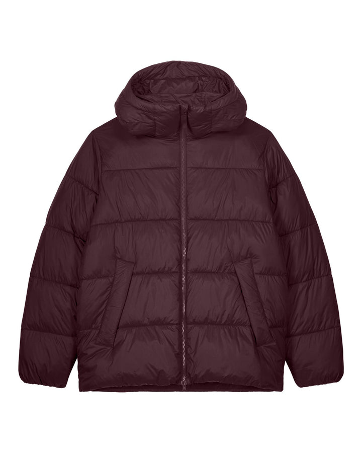 Stanley/Stella Puffer 2.0 – Red Brown (C116), tuotekuva edestä
