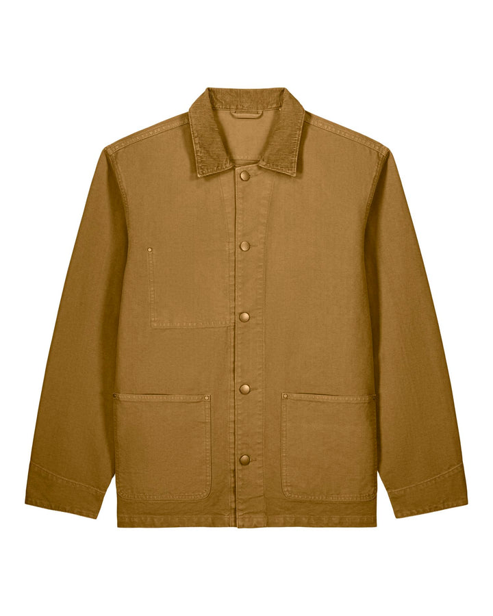 Stanley/Stella Chore Jacket – G.Dyed Bronze (C177), tuotekuva edestä
