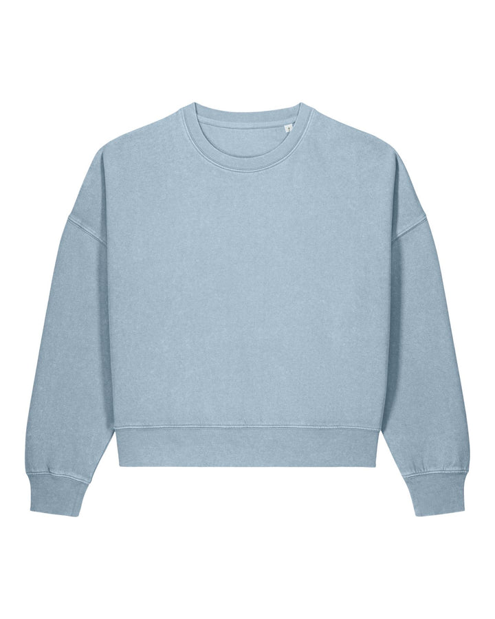 Stanley/Stella Stella Alma Vintage – G. Dyed Blue Stone (C732), tuotekuva edestä