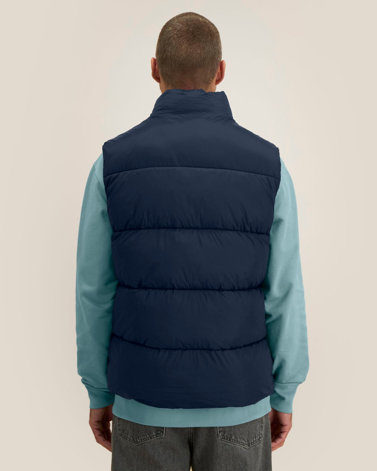 Stanley/Stella Puffer Gilet 2.0 – French Navy (C727), mallikuva takaa