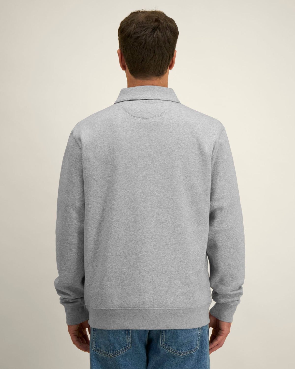 Stanley/Stella Proper – Heather Grey (C250), mallikuva takaa