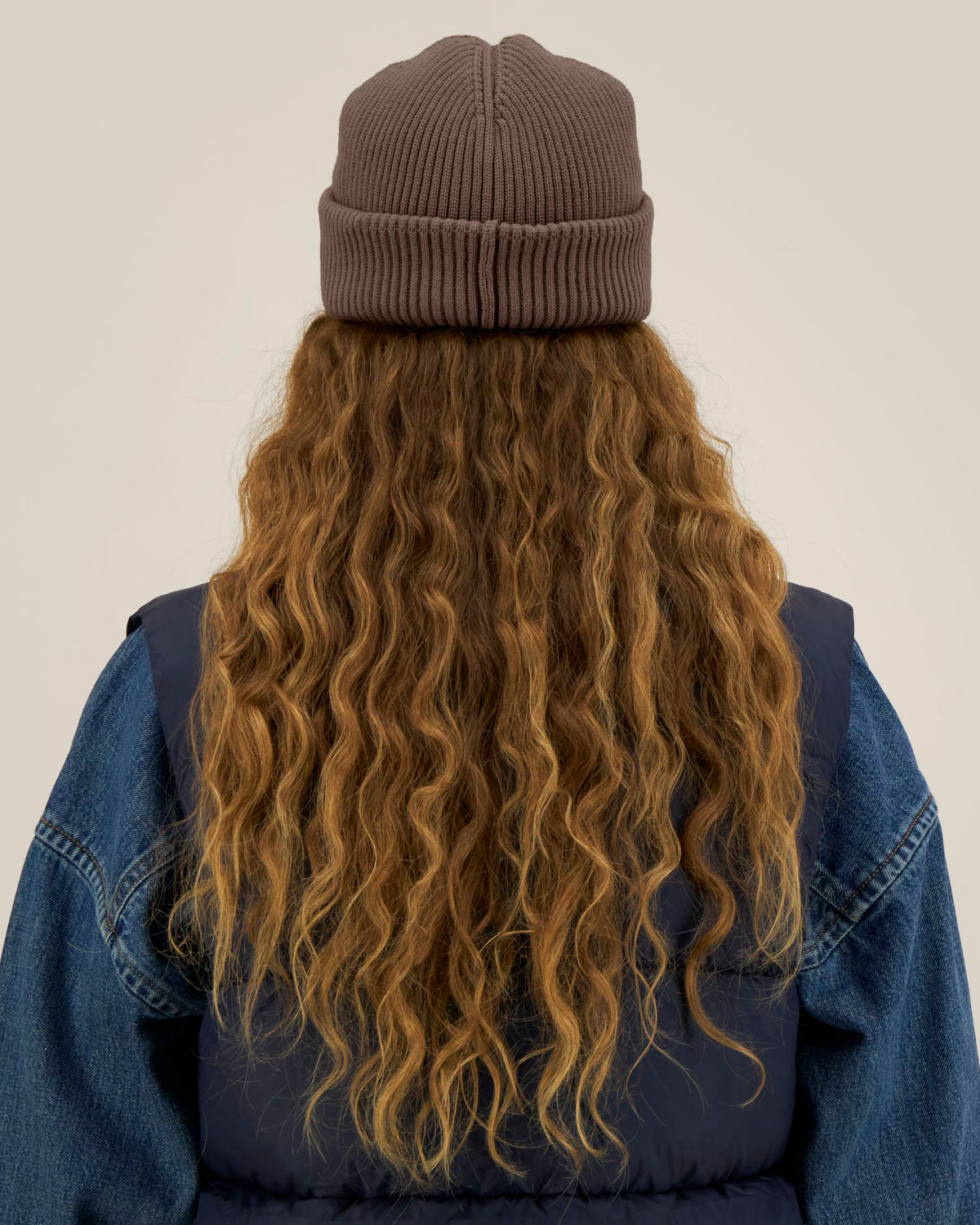 Stanley/Stella Fisherman Beanie 2.0 – Mocha (C135), mallikuva takaa