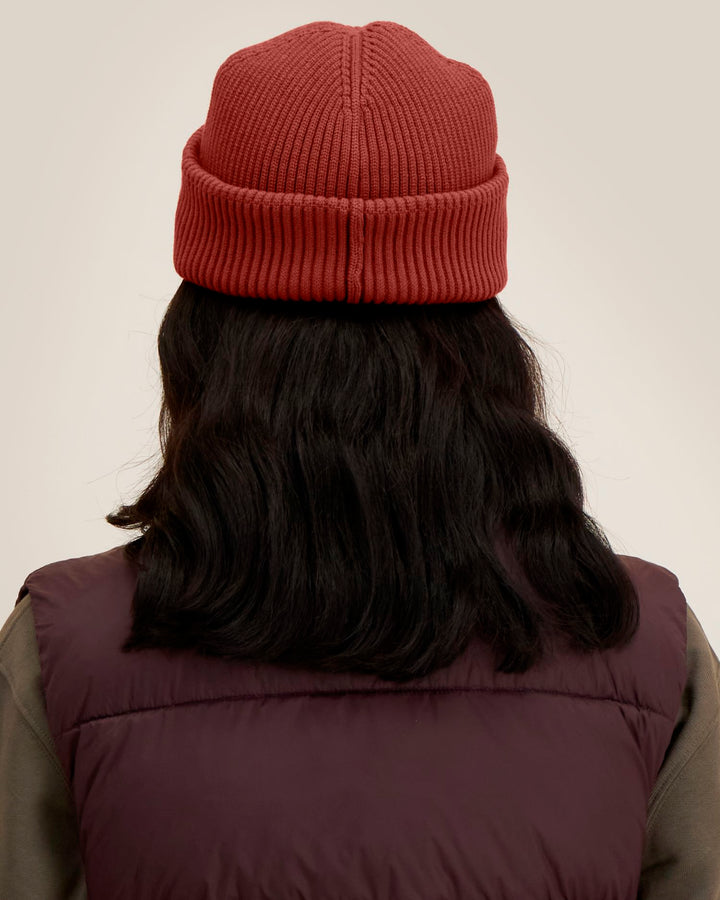 Stanley/Stella Fisherman Beanie 2.0 – Earthy Red (C150), mallikuva takaa