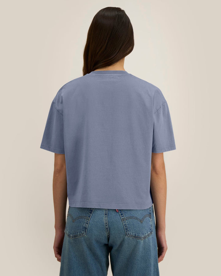 Stanley/Stella Stella Nova Vintage – G. Dyed Blue Grey (C158), mallikuva takaa