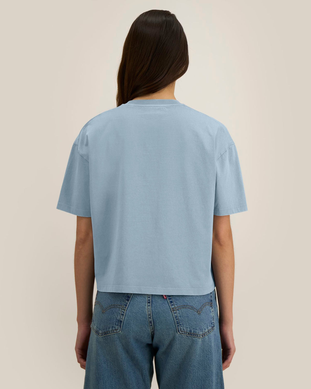 Stanley/Stella Stella Nova Vintage – G. Dyed Blue Stone (C732), mallikuva takaa