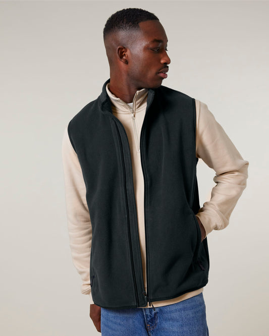 Quester men's sleeveless fleece jacket