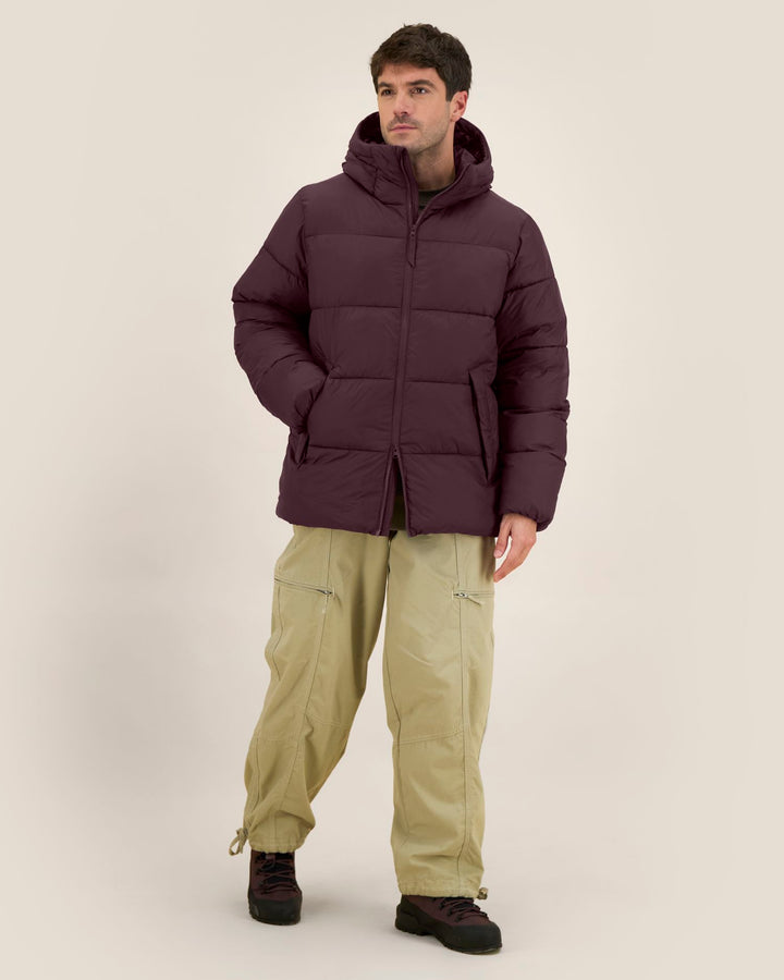 Stanley/Stella Puffer 2.0 – Red Brown (C116), mallikuva edestä