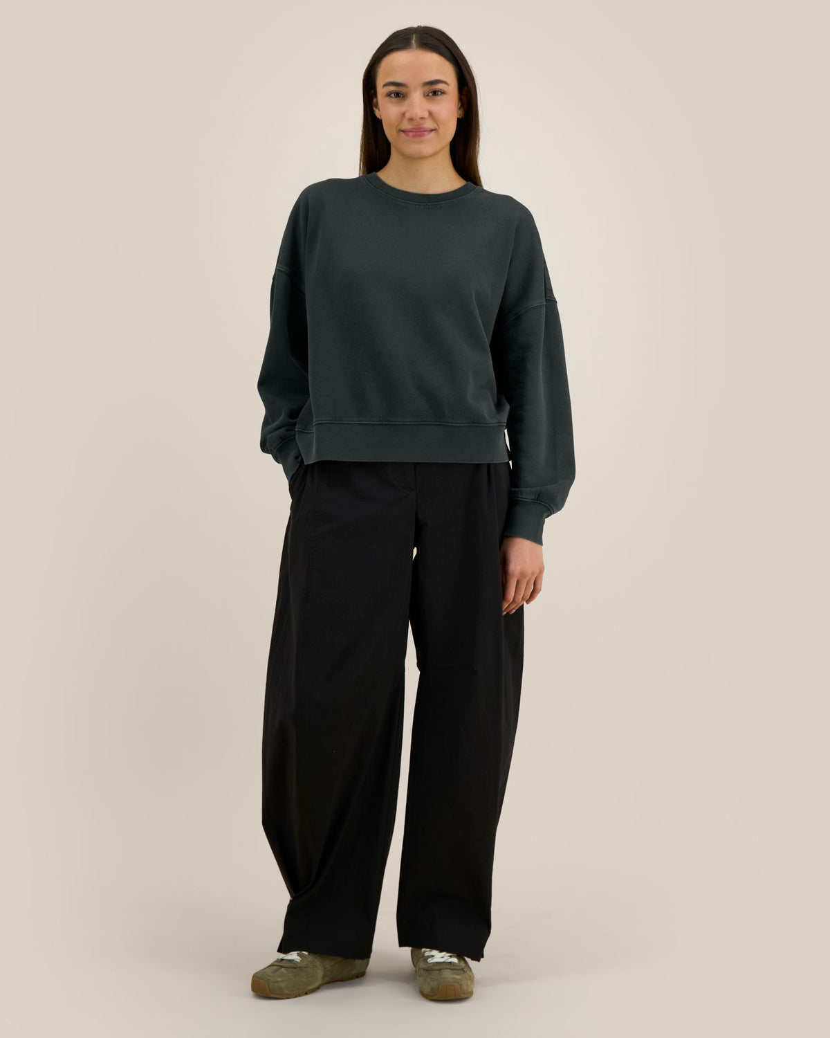 Stanley/Stella Stella Alma Vintage – G. Dyed Black Rock (C140), mallikuva edestä