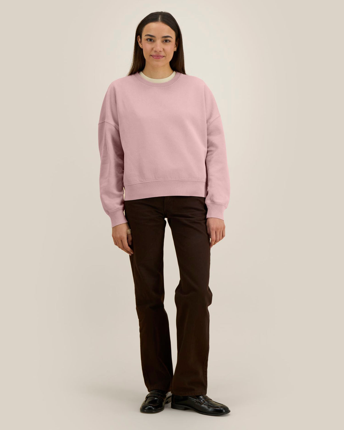 Stanley/Stella Stella Alma Vintage – G.Dyed Blush (C175), mallikuva edestä