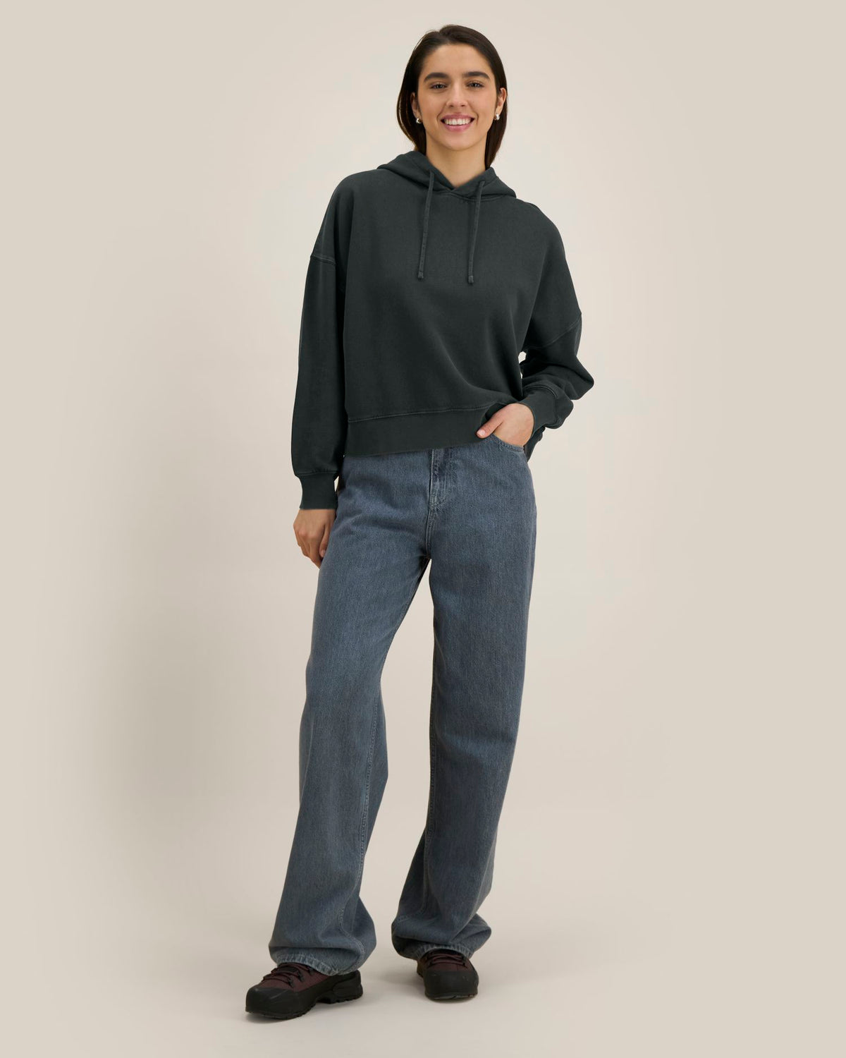 Stanley/Stella Stella Nora Vintage – G. Dyed Black Rock (C140), mallikuva edestä