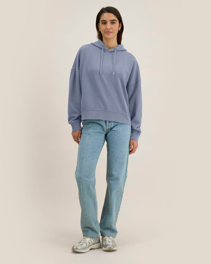 Stanley/Stella Stella Nora Vintage – G. Dyed Blue Grey (C158), mallikuva edestä