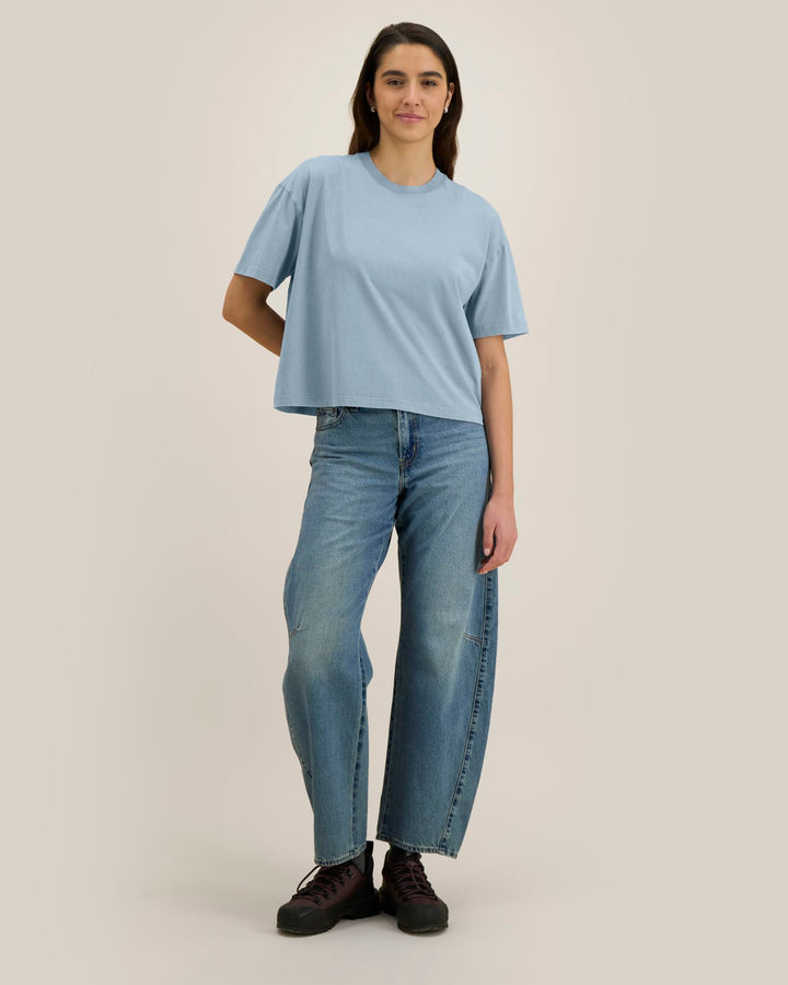 Stanley/Stella Stella Nova Vintage – G. Dyed Blue Stone (C732), mallikuva edestä