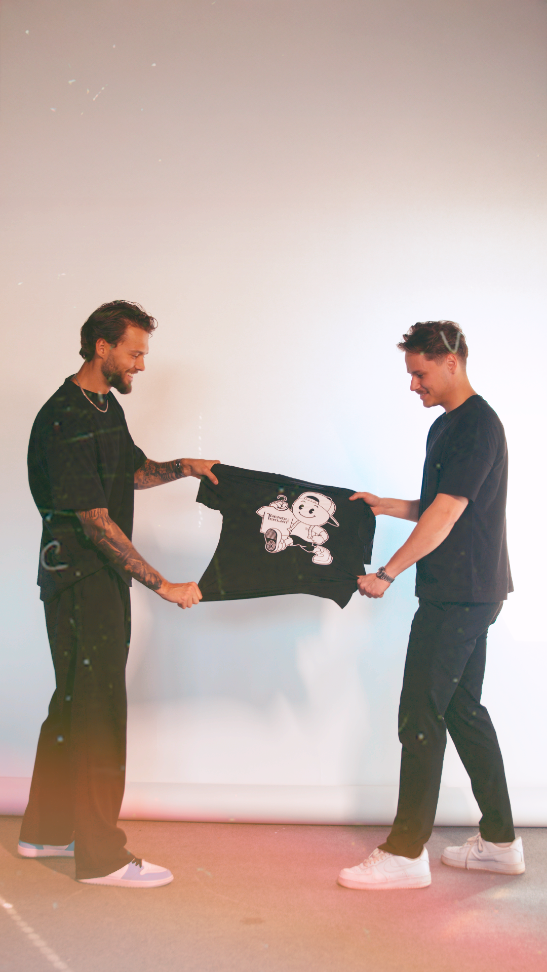 TrendiTekijät team and branded clothing